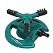 Produktbild UPZHIJI Garten Sprinkler- Automatische Rasen Wasser Sprinkler 360 Grad 3- Arm Rotierende Sprinkler System