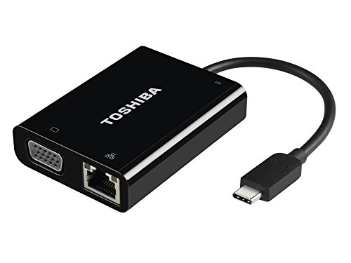 Preisvergleich Produktbild TOSHIBA Travel Adapter - USB-C to LAN / VGA