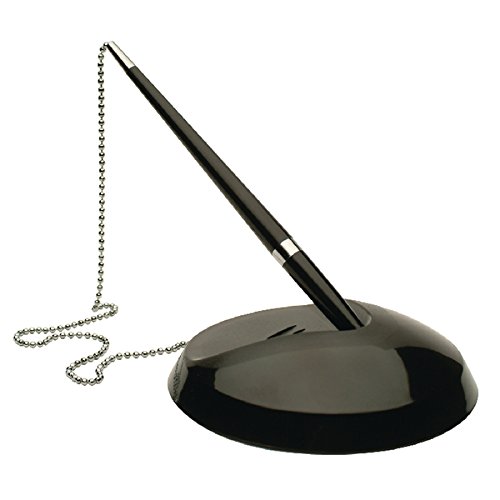 Kugelschreiberständer m.Kette sw - 2