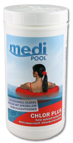 Medipool Schwimmbadpflege Chlor Plus, 1 kg