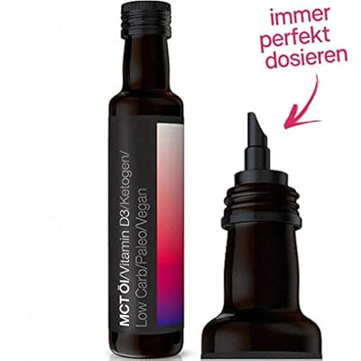 MCT Öl mit Vitamin D3 - VIOLEUM | 500ml Aktionspreis | Kokosöl-Extrakt, Geschmacksneutral | C8 Caprylsäure, C10…