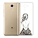 Produktbild Wenjie Hülle für Huawei Y7 Prime (2017)/Y7 (2017)/Enjoy 7 Plus 5.5" Cover Transparent Mädchen Back Design Silikon Handyhülle Schutzhülle für Huawei Y7 Prime (2017)/Y7 (2017)/Enjoy 7 Plus 5.5"