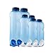 Produktbild 6X Trinkflaschen-Set, BPA-frei inkl. Silikondichtung für Sport, Reisen, Schule 2X 1,Liter, 2X 0,75 Liter, 2X 0,5 Liter, 6X Standarddeckel, 3X Sportdeckel, 2X Push-Pulldeckel, 5X Silikondichtung