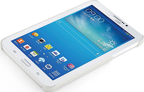 JAMMYLIZARD | Hybrid Hülle für [ Samsung Galaxy Tab 3 LITE 7.0 / Tab 3 V ] Hard Back Cover, WEIß - 3