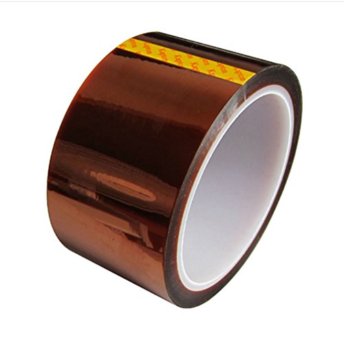 UEETEK Kapton Klebeband für 3D-Drucker breiten hohen Temperaturen hitzebeständig Kapton Polyimid Film Klebeband 33M Bandlänge 50 MM breite - 3