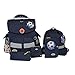Produktbild School-Mood Schulranzen-Set Timeless 7-tlg Fußball 90700 marine blue
