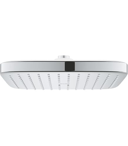 Hansgrohe Clubmaster Duschkopf, Chrom – 8,9 Cm, 3 Strahlarten, Mit QuickClean Reinigungssystem