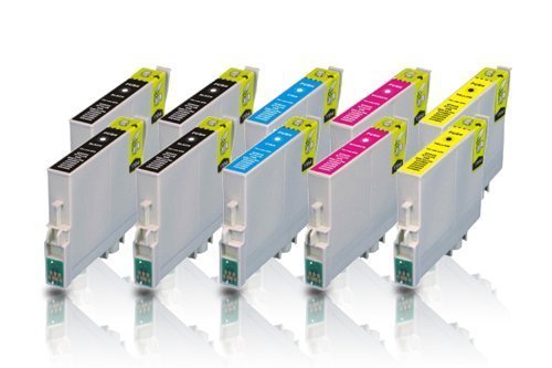 10 kompatible Druckerpatronen für EPSON Stylus D78 D92 D120 DX4000 DX4050 DX4400 DX4450 DX5000 DX5050 DX6000 DX6050 DX7000F DX7400 DX7450 DX8400 DX8450 DX9400F S20 S21 SX100 SX105 SX110 SX115 SX200 SX205 SX210 SX215 SX218 SX400 SX405 SX410 SX415 SX510W SX515W SX600FW SX610FW Office B40W Office BX300F Office BX310FN Office BX600F Office BX600FW Office BX610FW