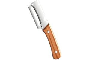 Pelapatate Multifunzione per Cucina, 2026 Nuovo Pela Patate 2 in 1 Con Manico in Legno E Apribottiglie, Utensile Multifunzione Pelapatate Acciaio Inox per Frutta e Verdura da Cucina (1PCS)