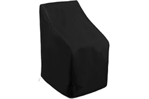 kyaoayo Funda protectora para sillas de jardín, 89 x 89 x 120 cm, resistente al agua, resistente al frío, resistente a los rayos UV, de Oxford 210D, para sillas de balcón, sillones de jardín (1)