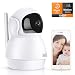Produktbild Wlan IP Kamera,Openuye 1080P HD WiFi Überwachungskamera mit 350°/100°Schwenkbar,Home und Baby Monitor mit Bewegungserkennung, Zwei-Wege-Audio, Nachtsicht, Unterstützt Fernalarm und Mobile App Kontrolle