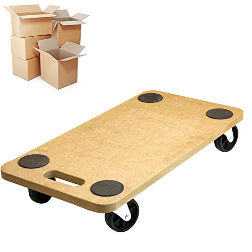 Möbelroller Transportroller Möbelhund Rollbrett Hund 200kg MDF