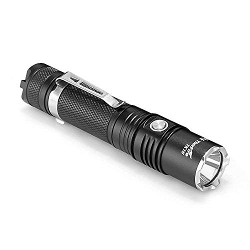 ThorFire Lampe Torche TK15 Lampe de Poche Puissant 1050 Lumens Torche avec 6 Modes Lampe de Poche Antichoc Batterie 18650(non incluse) pour Camping Randonnée Sports etc