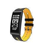 Following Fitness-Tracker, Herzfrequenz-Monitor, Aktivitätstracker mit angeschlossenem GPS-Tracker, Schrittzähler, Schlaf-Monitor, IP67, wasserdicht, Schrittzähler, Smart-Armband