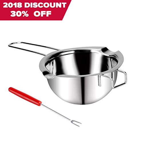 Schmelztopf - Schokolade Wasserbad Schmelzschale Wasserbadtopf Schmelzschüssel Wasserbadschüssel aus Edelstahl von SveBake