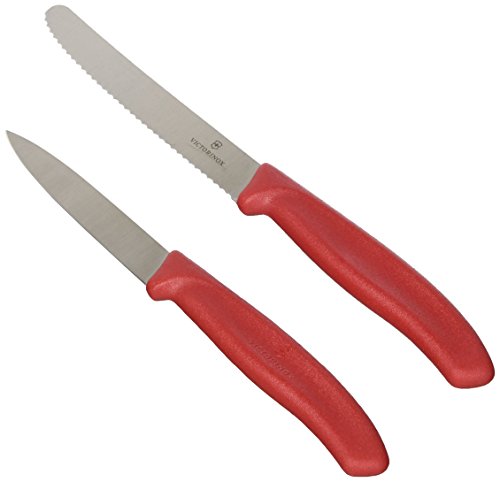 Victorinox 4.5" Swiss Classic Utility Knife with Round Tip, Red