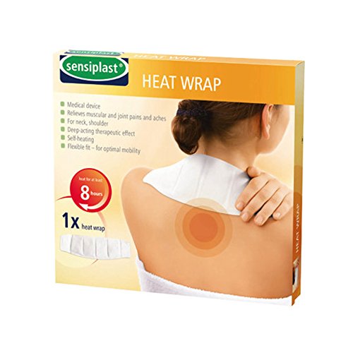Wärmekissen von Sensiplast, liefert mindestens 8 Stunden Wärme zur Linderung von Muskel- und Gelenkschmerzen im Nacken- und Schulterbereich. Tief wirkend, entspannend und schmerzlos.