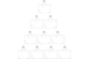 CWED 10 Stück Einlagen, Ersatz handy kette Zubehör, handy anhänger, Dünn und Leicht in transparent