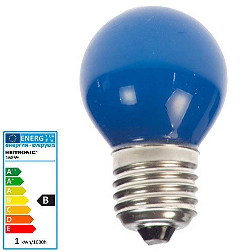 Preisvergleich Produktbild LED Tropfenlampe 1 Watt 230 Volt E27 BLAU