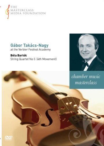 String Quartet Masterclass with Gábor Takács-Nagy, Bartok String Quartet No 5 (4th Movement)