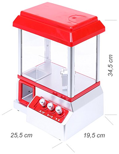 VENKON – Greifautomat „Die süße Kralle“ für Süßigkeiten und Kleinspielzeug mit begleitender Jahrmarktmusik und Soundeffekten - 3