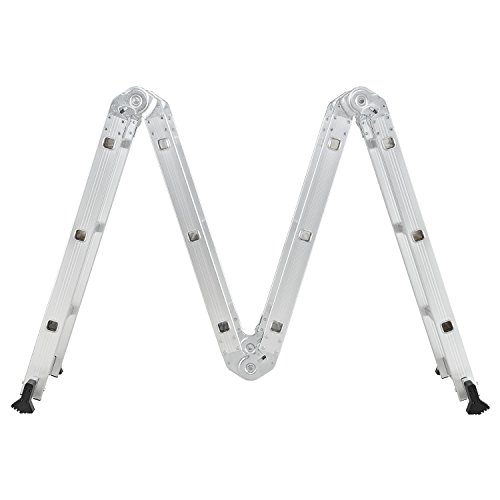 Aluminium Multifunktionsleiter 3,6m Tragfähigkeit bis 150 kg - 3
