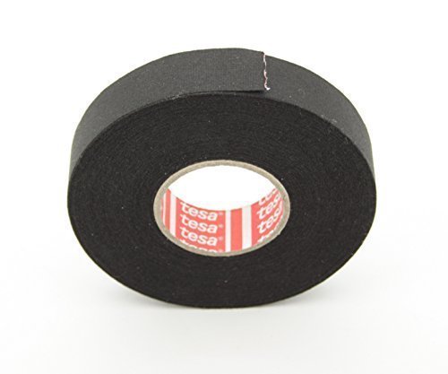 Tesa Gewebeband PET-Gewebe 51026 Isolierband für Kabelbäume Klebeband (19mm x 25m)