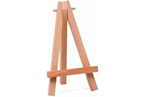 Round Designs - Mini chevalet de 12 cm en bois d'orme.