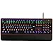 Produktbild asiproper grün Axis Mechanische Gamer Tastatur 12 Farbe RGB LED-Hintergrundbeleuchtung Tastatur für PC