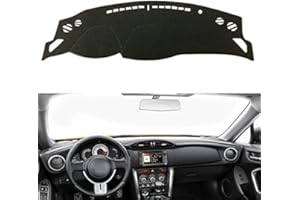 HGEDS Auto Armaturenbrett Abdeckung FüR Toyota GT86 FT86 Scion FR-S FüR Subaru BRZ 2012-2019 Sonnenschutz Pad Rutschfester Teppich Dash Mat Dashboard Cover Schutzschild Interior Car Styling ZubehöR