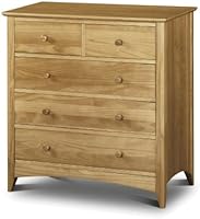 Julian Bowen Kendal Commode &agrave; 5&nbsp;tiroirs
