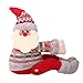 Produktbild Deloito Cartoon Puppe Vorhangschnalle Weihnachtsmann Fensterdekoration Wohnzimmer Haus Dekoration Vorhang Dekoration Gardinen Schnalle (A,34 * 27cm)