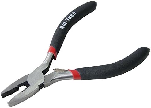 AmTech Mini Combination Plier Grip Cutter Wire Spring Drop Forged Precision Work.