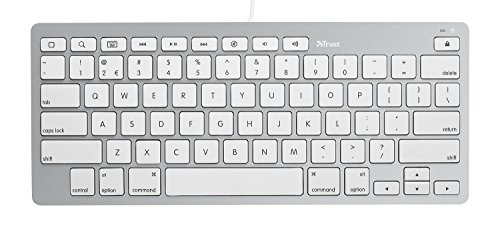 Trust Multimedia Tastatur (Lightning-Anschlusskabel, QWERTZ, deutsches Tastaturlayout, geeignet für iPad/iPhone) weiß - 3