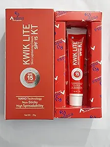 KWIKLITE KT 15 SPF 25g Cream for Anti Melasma and Anti Hyper Pigmentation, for toning skin, fighting age spots, Scar & marks, for men & women