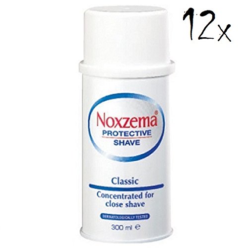 Sodalco 12x Noxzema Espuma de Afeitar Protectora Con Mentol 300ml