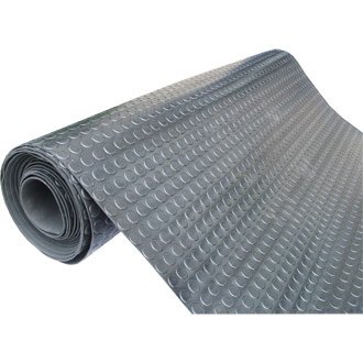 Circular Pattern Rubber Floor Matting (Roll) - (1.2 x 10 m) - create a safe entrance / working area