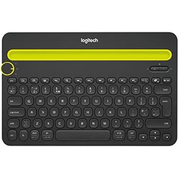 Logitech K480 Multi Device Bluetooth Keyboard for PC, Smartphone and Tablet (QWERTY) - Black