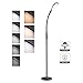 Produktbild Stehlampe TaoTronics LED Dimmbar 12W Bodenlampe 1800 Lumen Modern Wohnzimmer 2-in-1 Duale Stehleuchte und Schreibtischlampe Flexibler Schwanenhals, Touch-Control-Panel (Reines Schwarz)