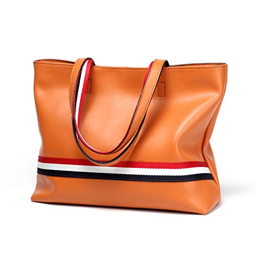 LEIAZ Hot Nuove Borse di Moda Borsa da Donna Semplice E Versatile Borsa A Tracolla Europea E Americana Borsa da Viaggio,Brown