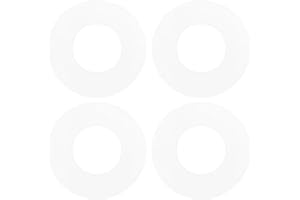 TGKEAIY 4 Pezzo Guarnizione Valvola Scarico, Rondella Diaframma, Flush Valve Base Sealing Washer Compatibile con Geberit, per campana cassetta di incasso,816.418.00.1(63 mm x 32 mm x 3 mm)