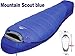 Produktbild Alexika Schlafsack / Mumienschlafsack - MOUNTAIN SCOUT blue - speziell für Camper bis 165 cm entwickelt - geeignet bis -16°C - 77116