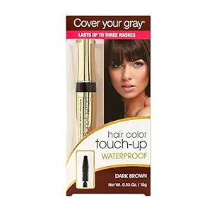 Irene Gari Daggett and Ramsdell Cover Your Grey Waterproof Hair Color Touch Up Brush In Dark Brown