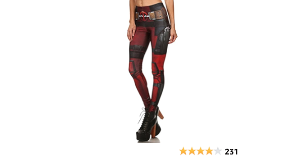 deadpool workout leggings