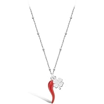 Orecchini Corno Portafortuna Napoletano In Argento 925: Il Classico Rosso Che Porta Fortuna! - 4