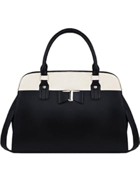 Damen Handtasche, Coofit Henkeltaschen Damen Umhängetasche Leder Schultertasche Bowknot Crossbody Tasche Tote...