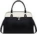 Produktbild Damen Handtasche, Coofit Henkeltaschen Damen Umhängetasche Leder Schultertasche Bowknot Crossbody Tasche Tote Handtaschen