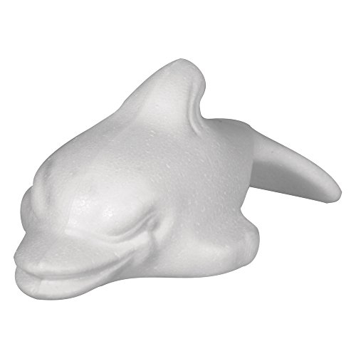 Rayher 3350200 Styropor-Delfin, 17 cm - 3