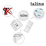 TALINU 4-er Pack Magnetschloss | mit 2 Jahren Zufriedenheitsgarantie | unsichtbare Kindersicherung, Sicherheitsschlos - 2