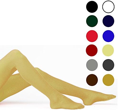 Good Quality School Tights for Girls age 3-13 and Teens - 2 pairs - Easy care, soft and comfortable - Cotton Rich - Popular choice for School Uniform (3-5 years, Cream)